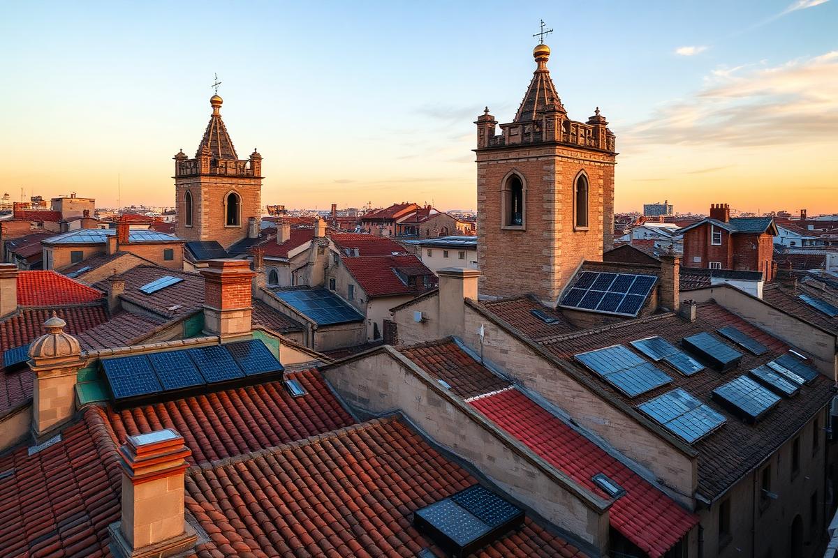 Placas solares en Ciutat Vella