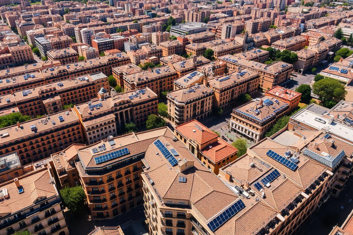 Placas solares en Eixample