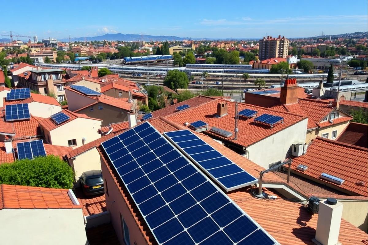 Placas solares en Sants